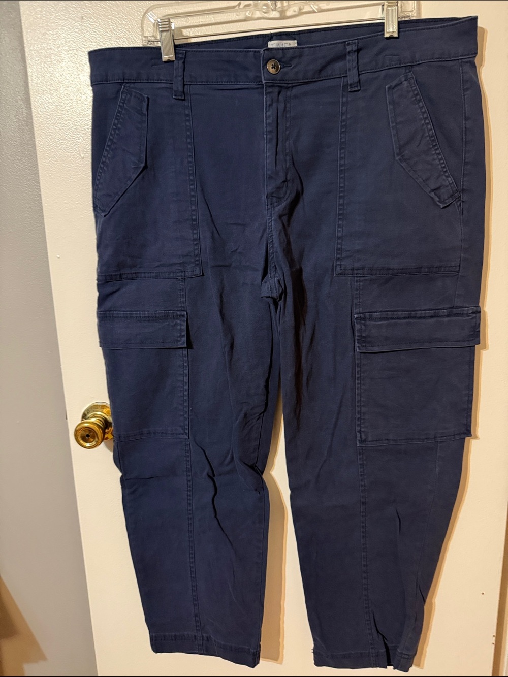 Time and Tru Men's Navy Cargo Pants